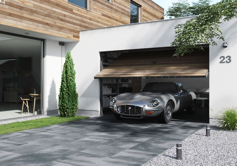 Perfect gres tiles for the garden and driveway – Beton 2.0 collection from Opoczno