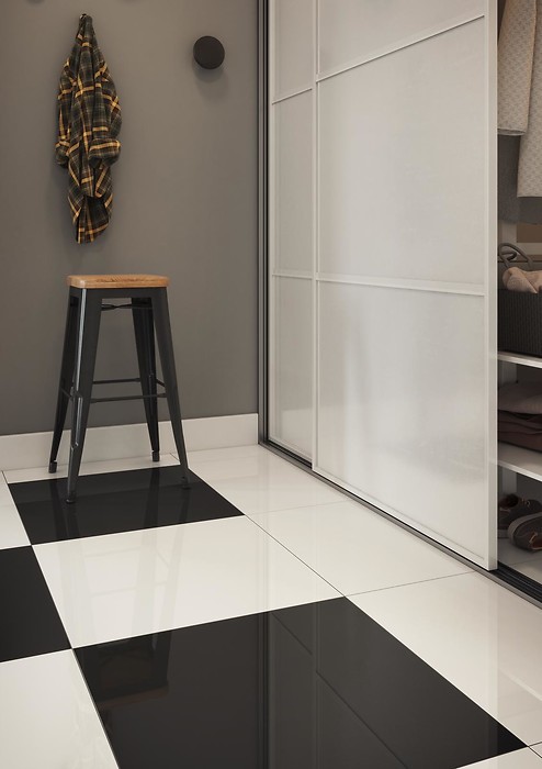 UNIVERSAL FLOORS POLER BLACK AND WHITE 2