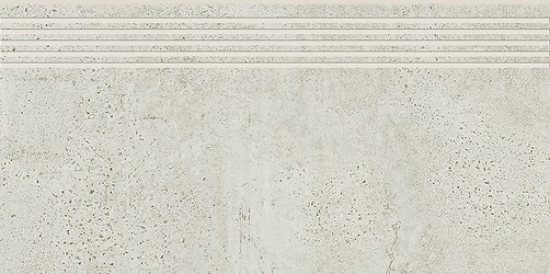 Newstone White Steptread Matt Rect