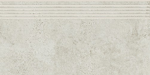 Newstone White Steptread Matt Rect