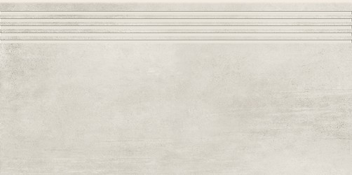 Grava White Steptread Matt Rect