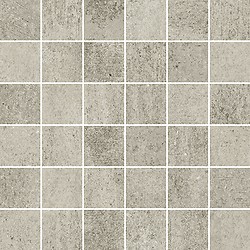 Grava Light Grey Mosaics Matt Rect