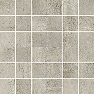 Grava Light Grey Mosaics Matt Rect