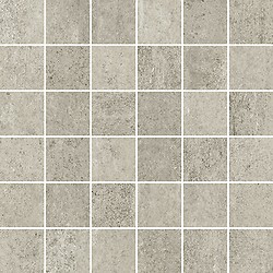 Grava Light Grey Mosaics Matt Rect