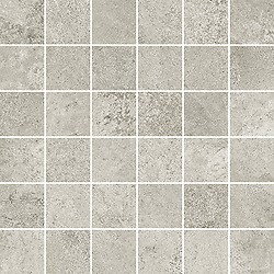 Quenos Light Grey Mosaics Matt Rect