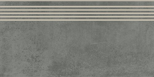 Foggy Night Grey Steptread Matt Rect