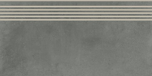 Foggy Night Grey Steptread Matt Rect