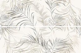 SOFTY LEAVES WHITE INSERTO SATIN