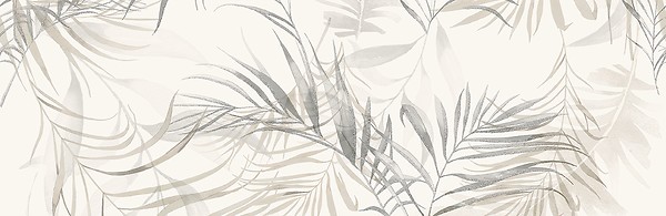 SOFTY LEAVES WHITE INSERTO SATIN