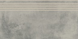 FOGGY NIGHT LIGHT GREY STEPTREAD MATT RECT