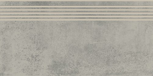 FOGGY NIGHT LIGHT GREY STEPTREAD MATT RECT