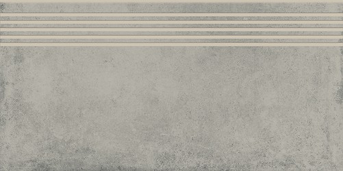 FOGGY NIGHT LIGHT GREY STEPTREAD MATT RECT