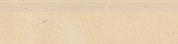 SMALL TERRAZZO STONE WARM BEIGE STEPTREAD MATT RECT 29,8X119,8