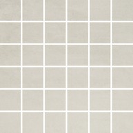 Concrete Flower Light Grey Mosaic Matt