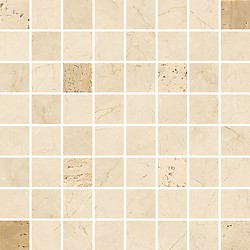 Light Marble Beige Mosaic Square