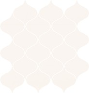 OCEAN ROMANCE WHITE MOSAIC SATIN