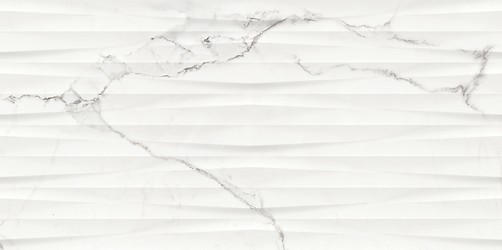 GINEVRA WHITE STRUCTURE GLOSSY RECT