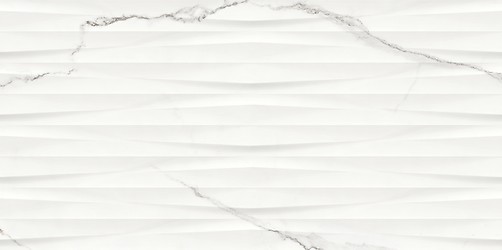 GINEVRA WHITE STRUCTURE GLOSSY RECT