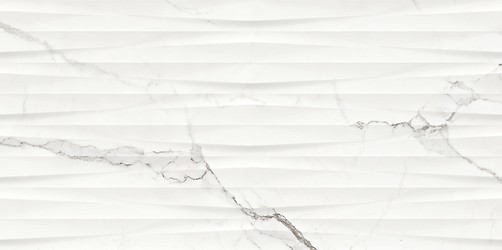 GINEVRA WHITE STRUCTURE GLOSSY RECT